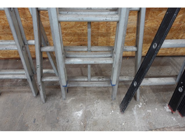 2-delige alu ladder - afbeelding 2 van  3