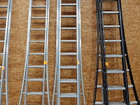 2-delige alu ladder - afbeelding 1 van  3