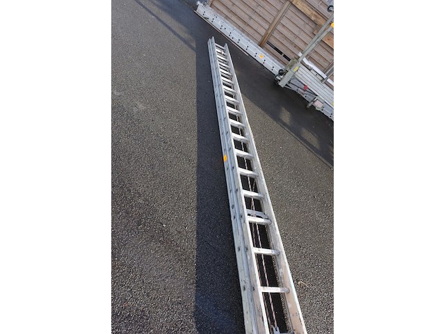 2-delige alu ladder - afbeelding 2 van  2