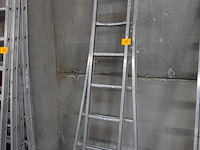 2-delige alu ladder - afbeelding 2 van  3