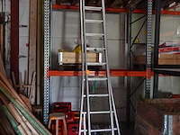 2-delige alu ladder - afbeelding 1 van  3