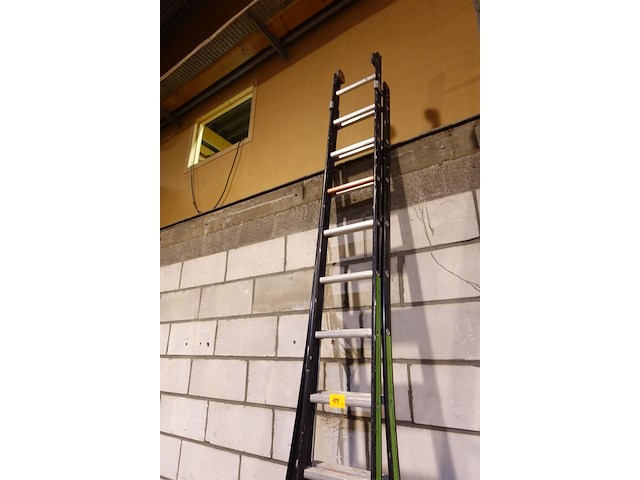 2-delige alu ladder - afbeelding 2 van  4