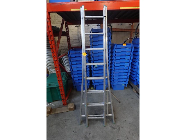 2-delige alu ladder - afbeelding 1 van  4