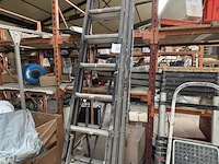 2 delige alu ladder