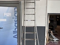 2-delige alu schuifladder
