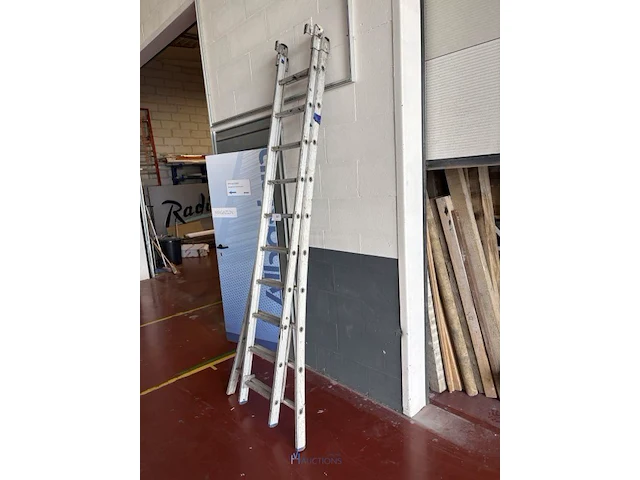 2-delige alu schuifladder - afbeelding 2 van  3