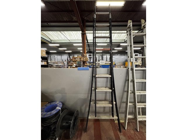 2-delige alu schuifladder - afbeelding 1 van  2