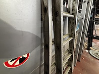 2-delige alu schuifladder - afbeelding 2 van  2