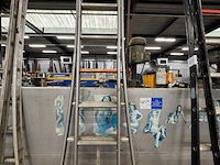 2-delige alu schuifladder - afbeelding 1 van  2