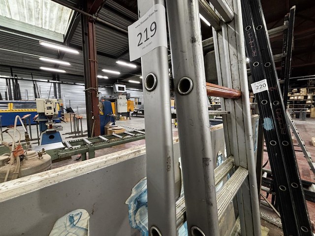 2-delige alu schuifladder - afbeelding 2 van  2