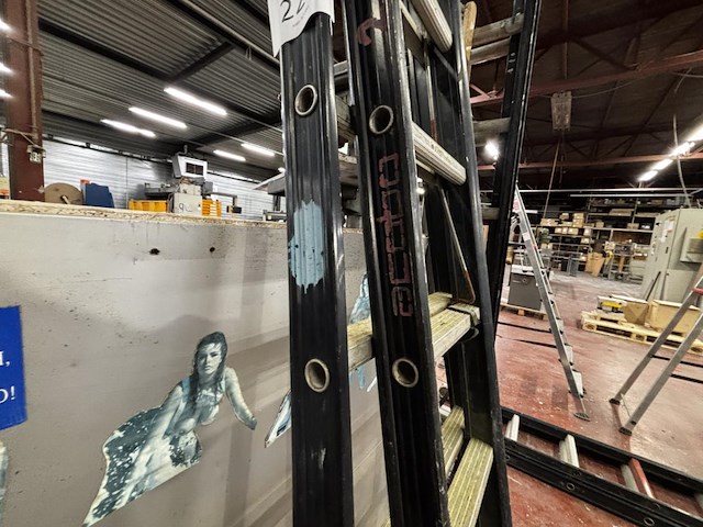 2-delige alu schuifladder - afbeelding 2 van  2