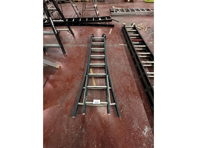 2-delige alu schuifladder - afbeelding 1 van  1