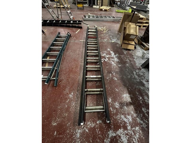 2-delige alu schuifladder - afbeelding 1 van  1