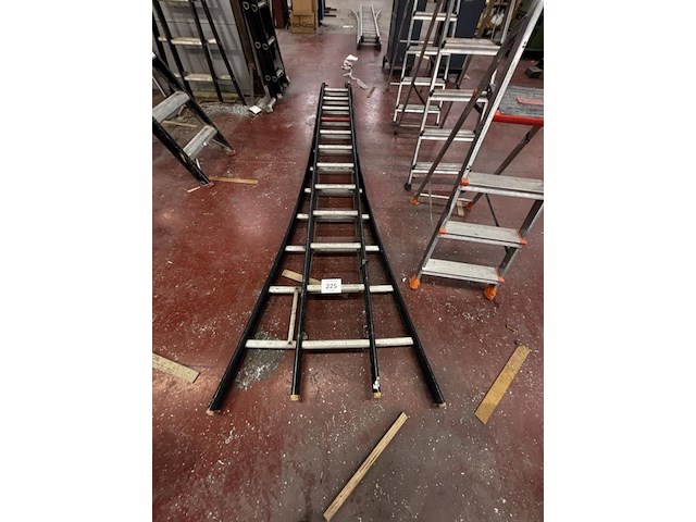 2-delige alu schuifladder - afbeelding 1 van  2