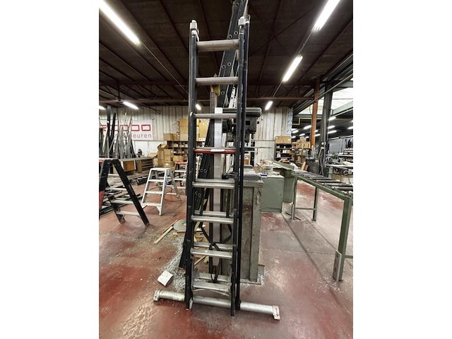 2-delige alu schuifladder - afbeelding 1 van  2