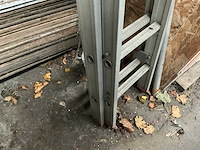 2 delige aluminium schuifladder - afbeelding 2 van  4