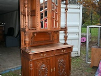 2-delige houten kast