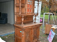 2-delige houten kast