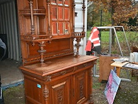 2-delige houten kast