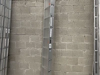 2-delige schuifladder 2x11 tüv-aluminium