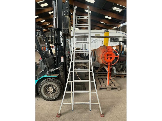 2 delige schuifladder - afbeelding 1 van  4