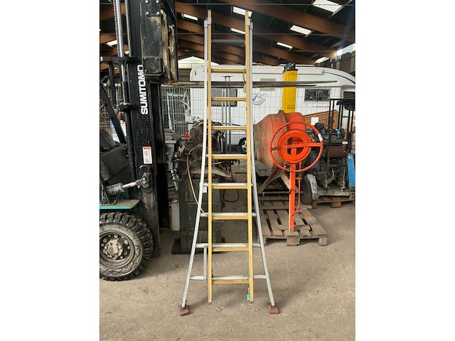 2 delige schuifladder - afbeelding 1 van  4