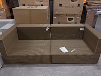 2-delige wicker 3-zit manutti - afbeelding 1 van  4