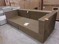 2-delige wicker 3-zit manutti - afbeelding 2 van  3