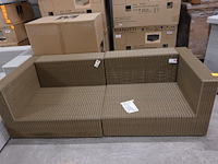 2-delige wicker 3-zit manutti - afbeelding 1 van  3