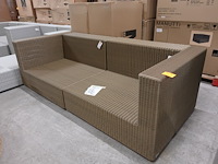 2-delige wicker 3-zit manutti - afbeelding 2 van  3