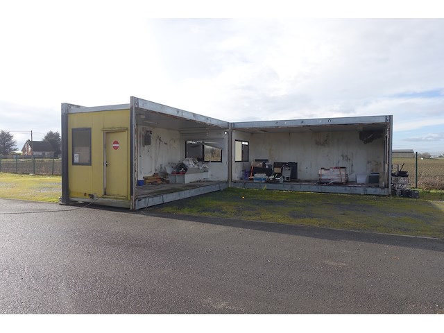 2-delige wooncontainer/bureel unit - afbeelding 1 van  13