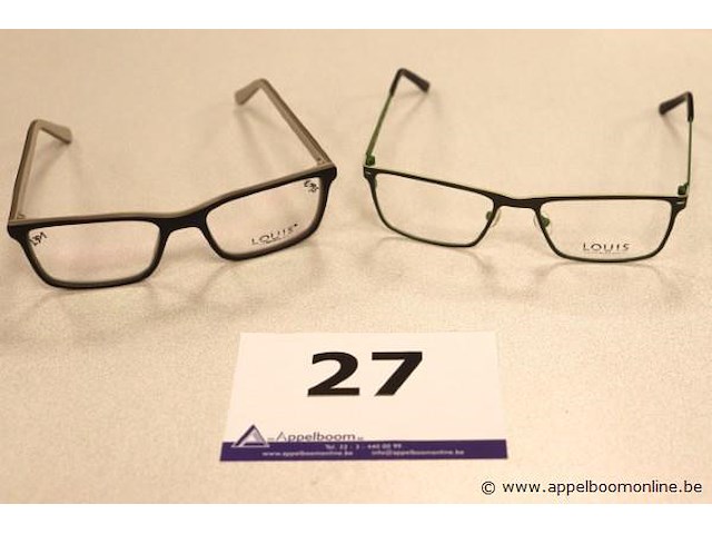 2 design brilmonturen louis - afbeelding 1 van  3