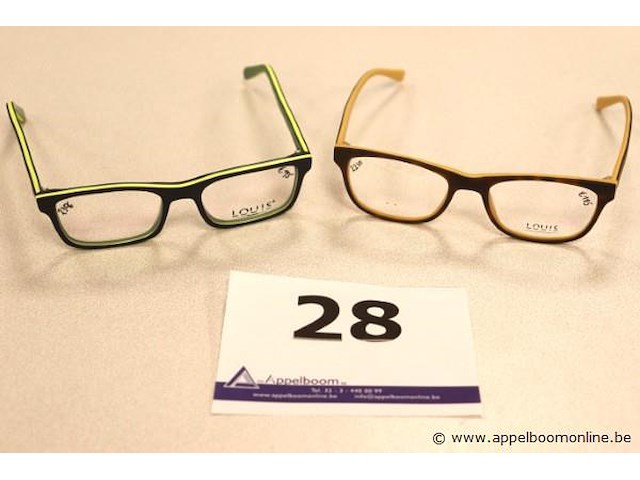 2 design brilmonturen louis - afbeelding 1 van  3