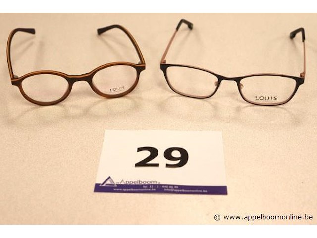2 design brilmonturen louis - afbeelding 1 van  3