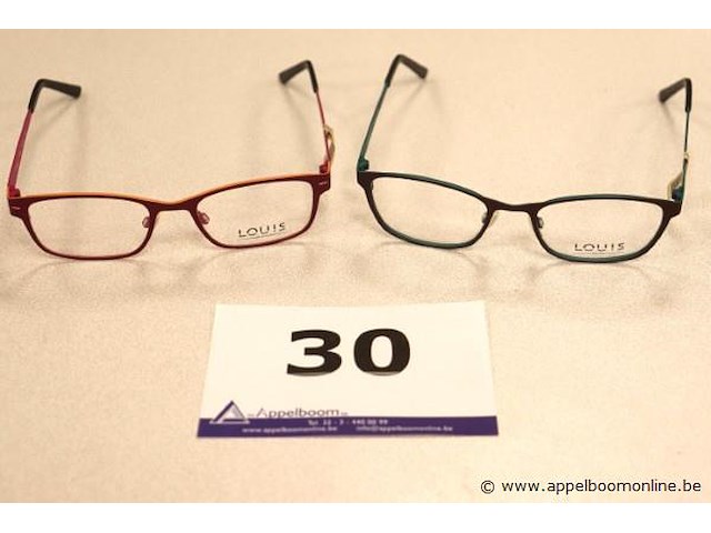 2 design brilmonturen louis - afbeelding 1 van  3