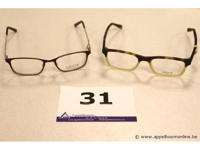 2 design brilmonturen louis - afbeelding 1 van  3
