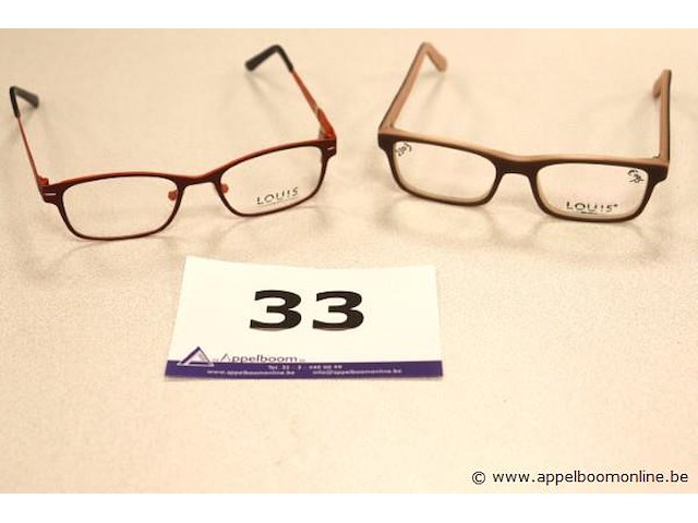 2 design brilmonturen louis - afbeelding 1 van  3