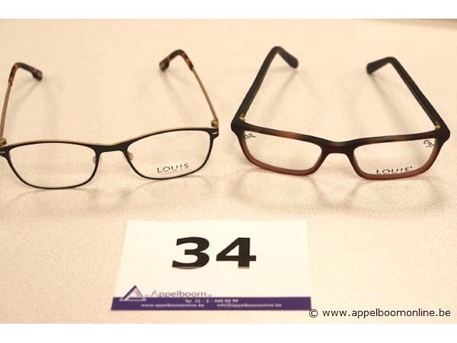 2 design brilmonturen louis - afbeelding 1 van  3