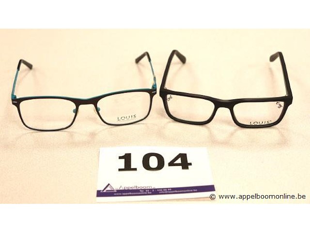 2 design brilmonturen louis - afbeelding 1 van  3
