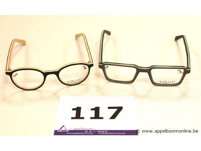 2 design brilmonturen louis - afbeelding 1 van  3