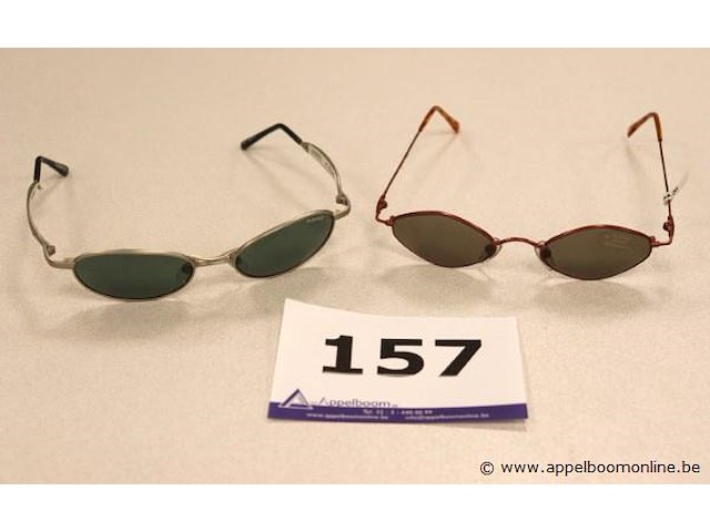 2 design zonnebrillen wo polaroid - afbeelding 1 van  3