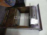 2-deurs 1-ladekast van massief eikenhout - afbeelding 2 van  3