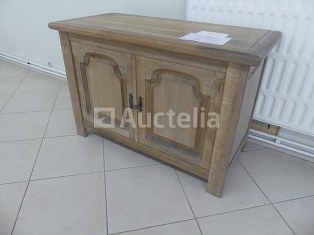 2-deurs basisunit van massief eikenhout - afbeelding 1 van  4