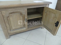 2-deurs basisunit van massief eikenhout - afbeelding 2 van  4