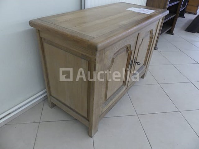 2-deurs basisunit van massief eikenhout - afbeelding 3 van  4