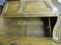 2-deurs kast van massief eikenhout - afbeelding 2 van  3