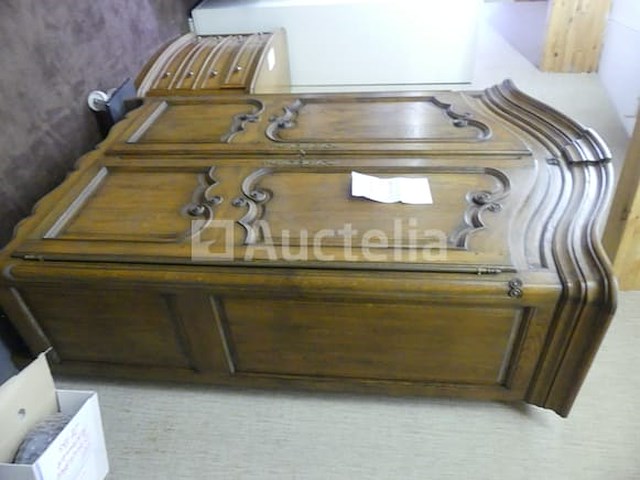 2-deurs kast van massief eikenhout - afbeelding 3 van  3