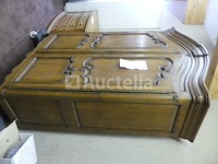 2-deurs kast van massief eikenhout - afbeelding 3 van  3