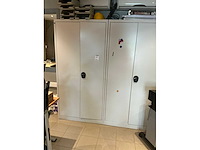 2-deurs metalen archiefkast (2x) - afbeelding 3 van  4