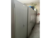 2-deurs metalen archiefkast (5x) - afbeelding 3 van  4